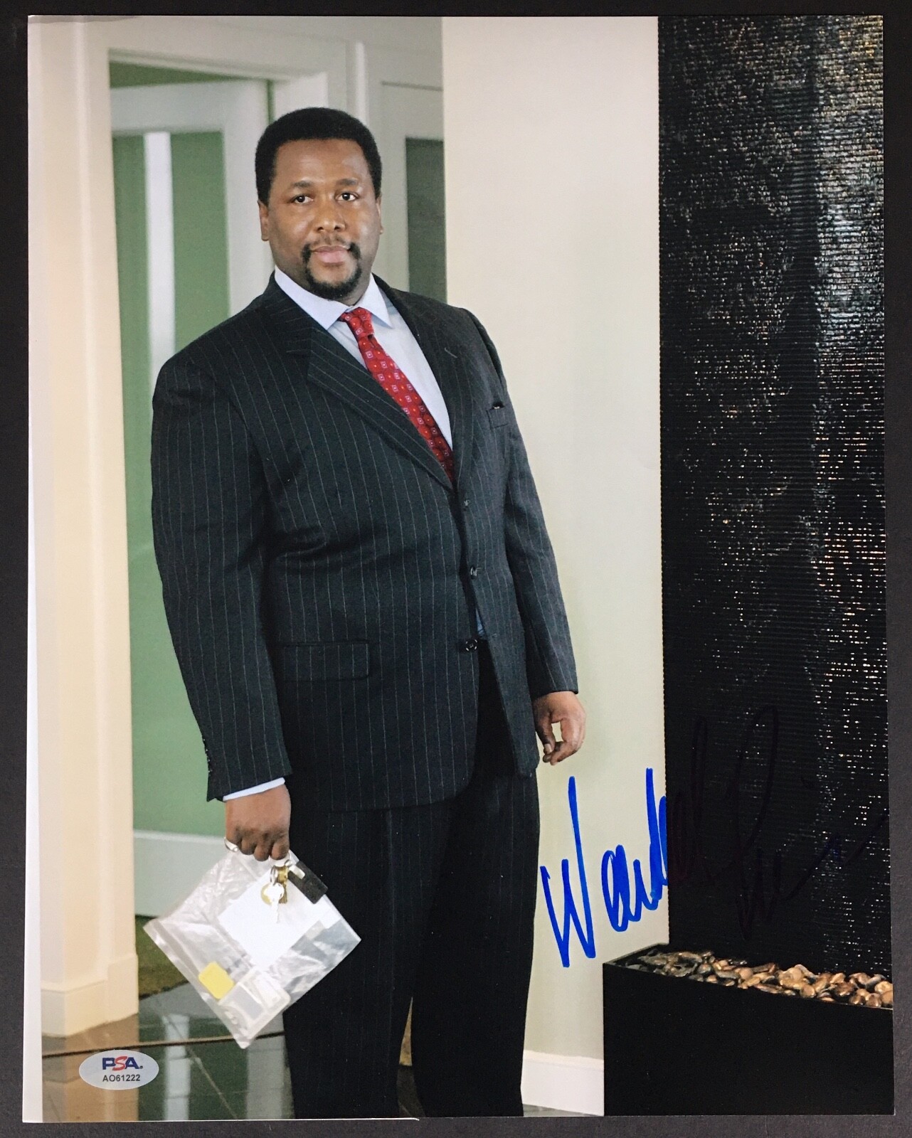WENDELL PIERCE SIGNED 11X14 PHOTO PSA DNA AUTOGRAPH THE WIRE AO61222