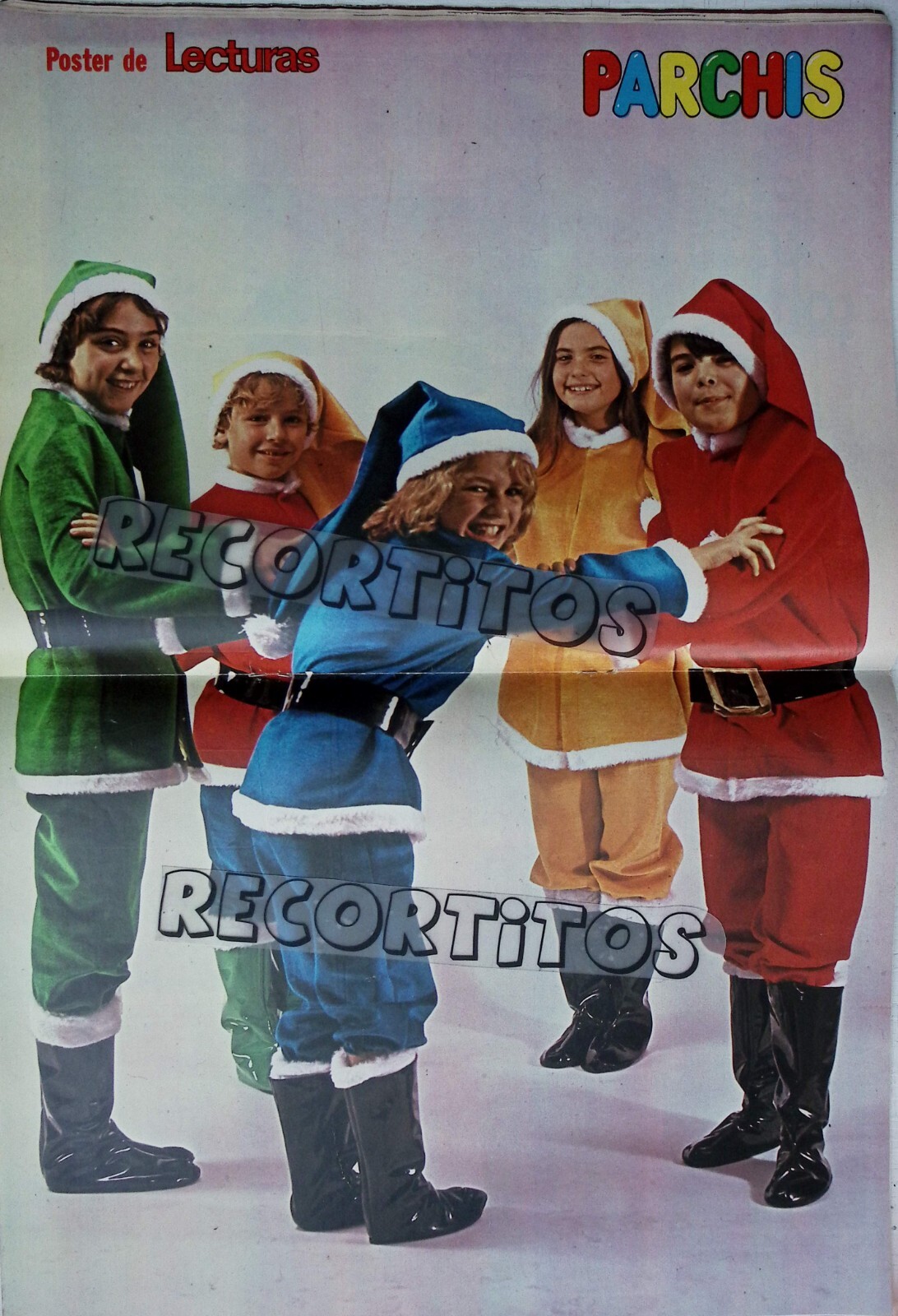 l 1498 poster grupo infantil parchis navidad christmas comando g