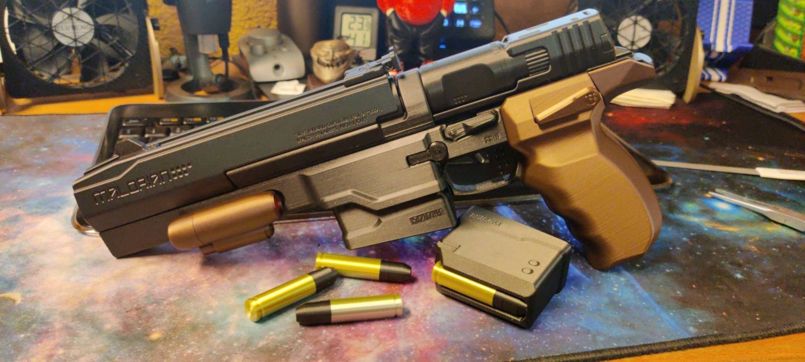 Johnny Silverhand 3D Printed PistolCyberpunk 2077 Malorian Arm 3516