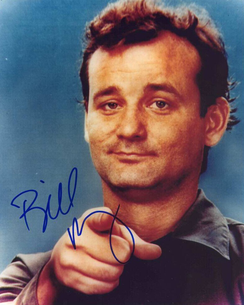 BILL MURRAY 8×10 SIGNED CELEBRITY PHOTO PICTURE STRIPES PROMO PREPRINT