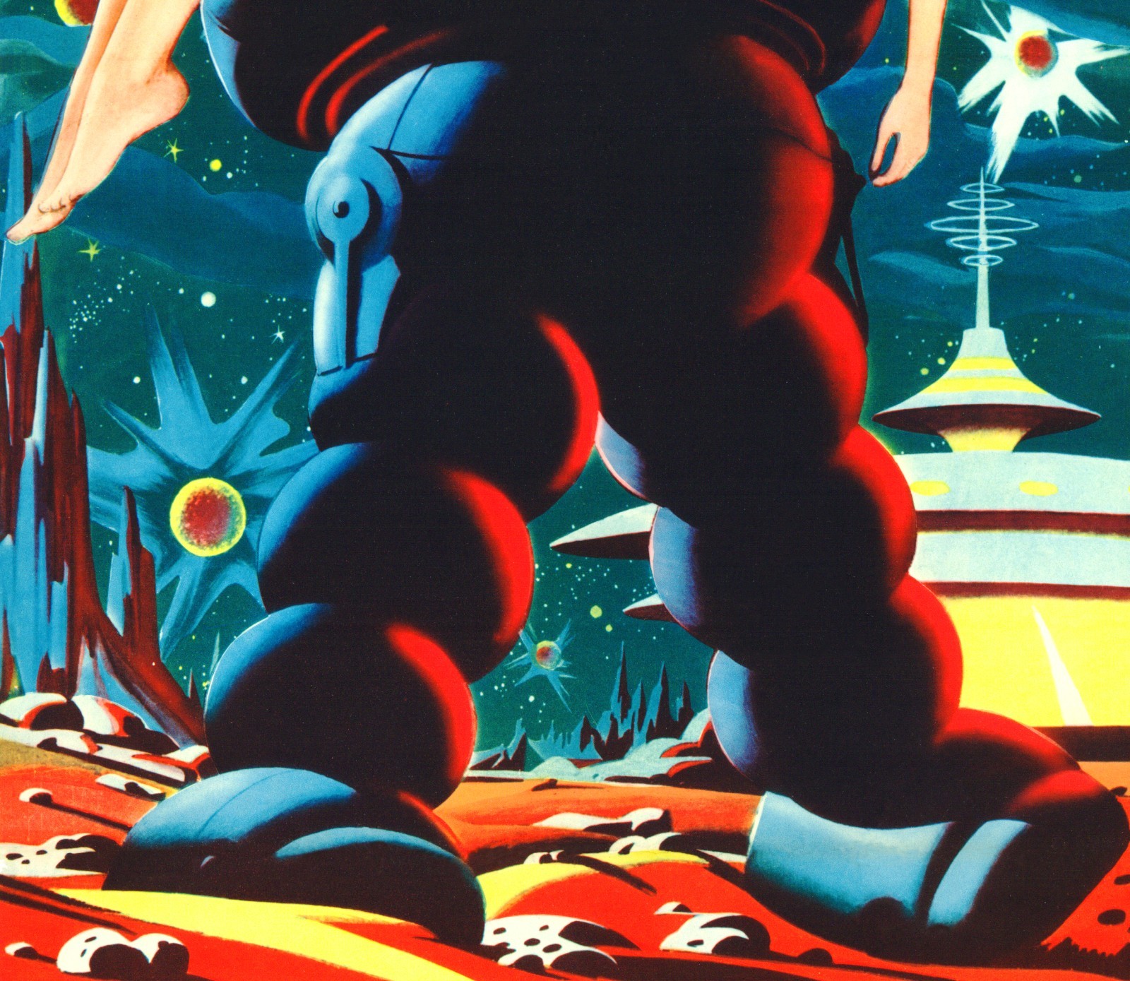 FORBIDDEN PLANET (1956) – 14″x36″ insert – classic sci-fi movie poster!