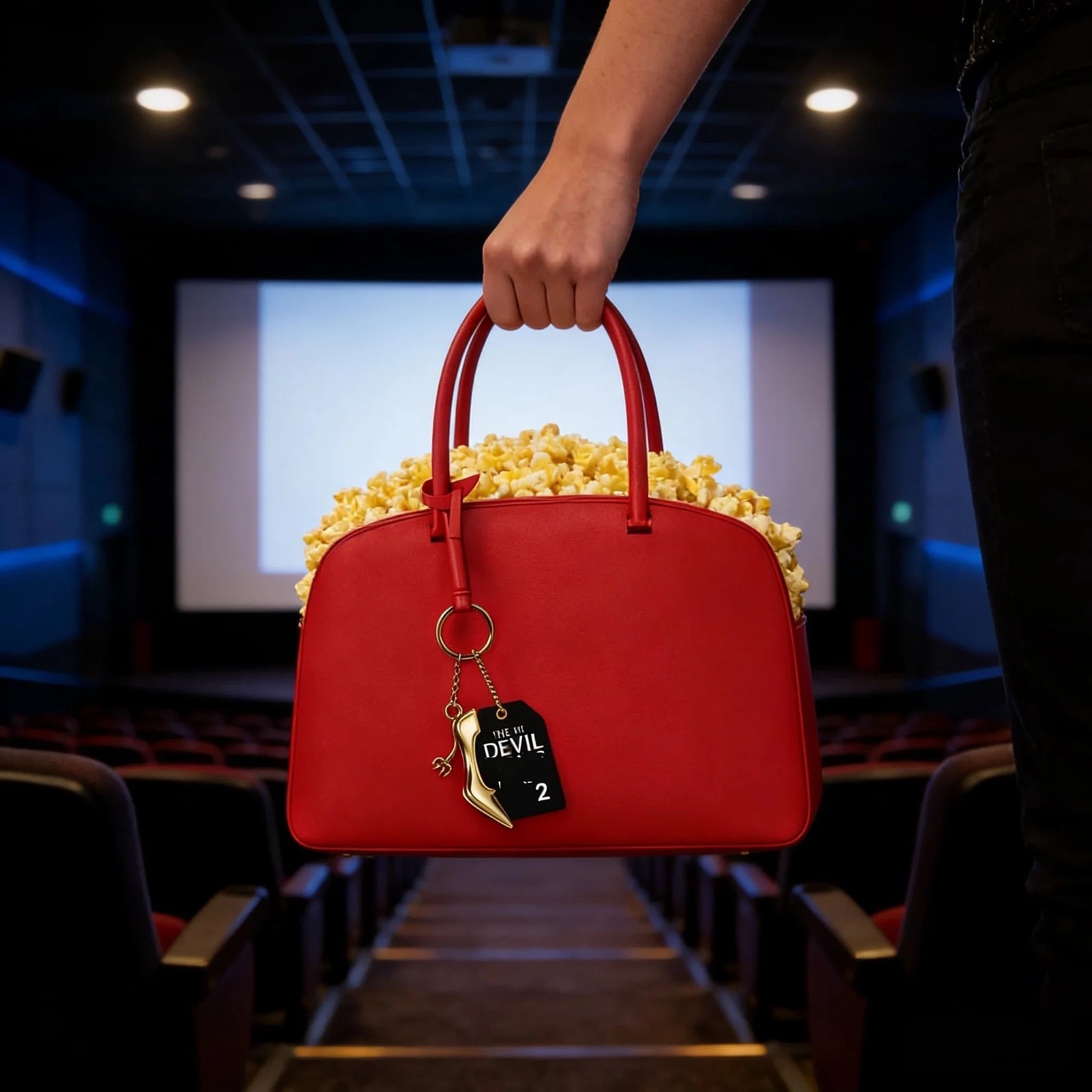 The Devil Wears Prada 2 Handbag Popcorn Bucket Movie Cinema Exclusive Rare Gifts
