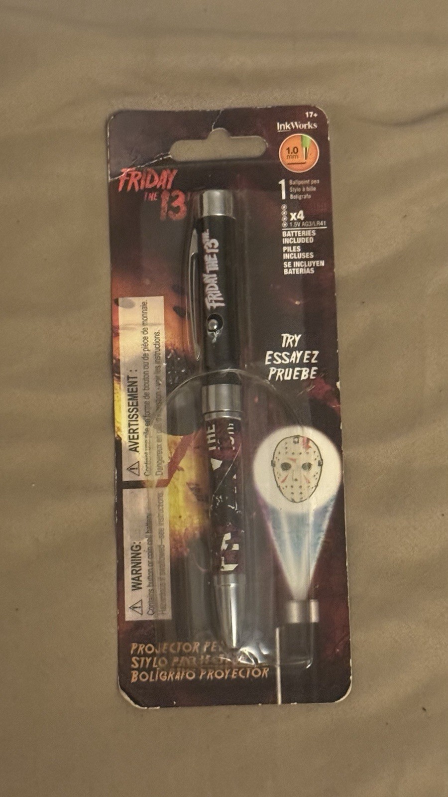 RARE Ink Works Friday the 13th Projector Pen 1.0mm. New In Package Crystal Lake