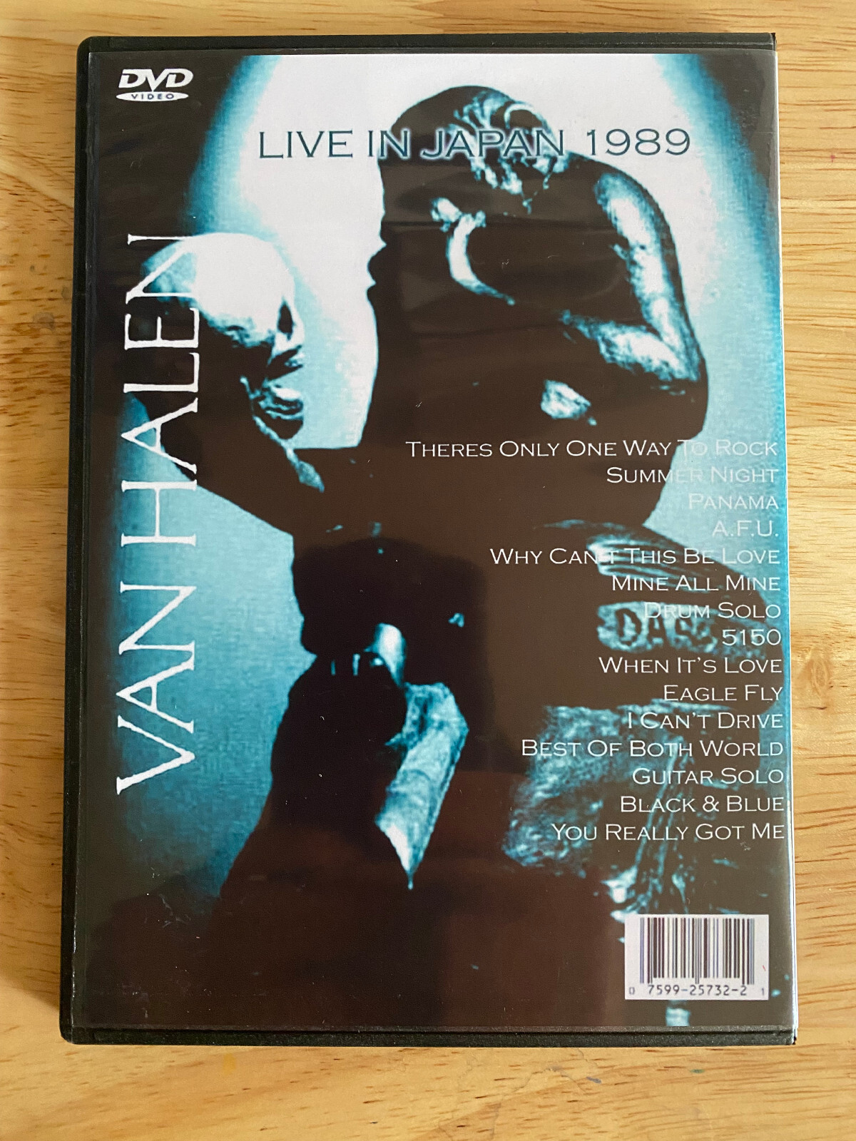 Van Halen – OU812 Live in Japan 1989 DVD Eddie Alex Sammy Hagar