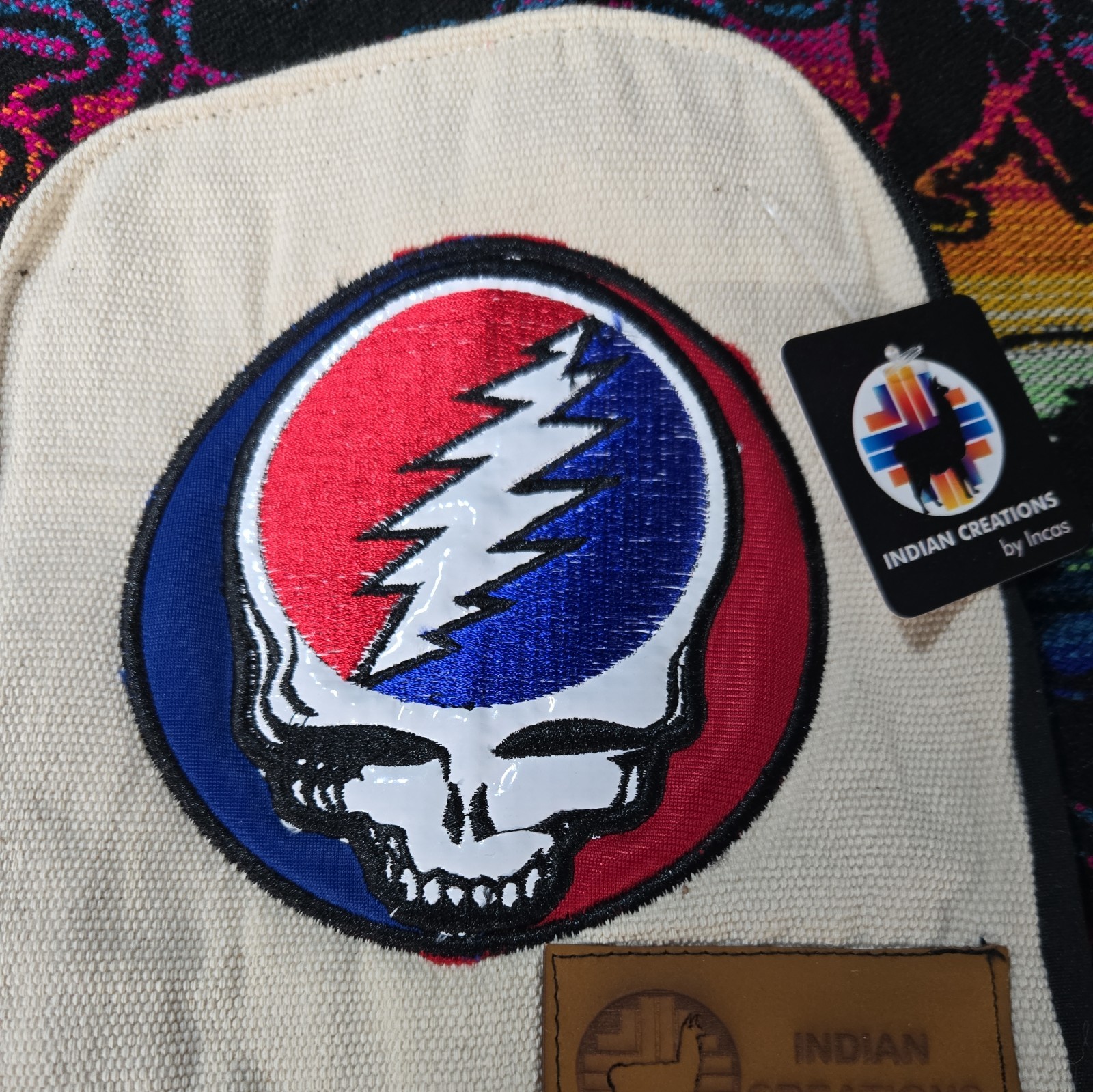Grateful Dead Indian Creations Back Pack NWT (HAND MADE BY INCAS) Discontinued