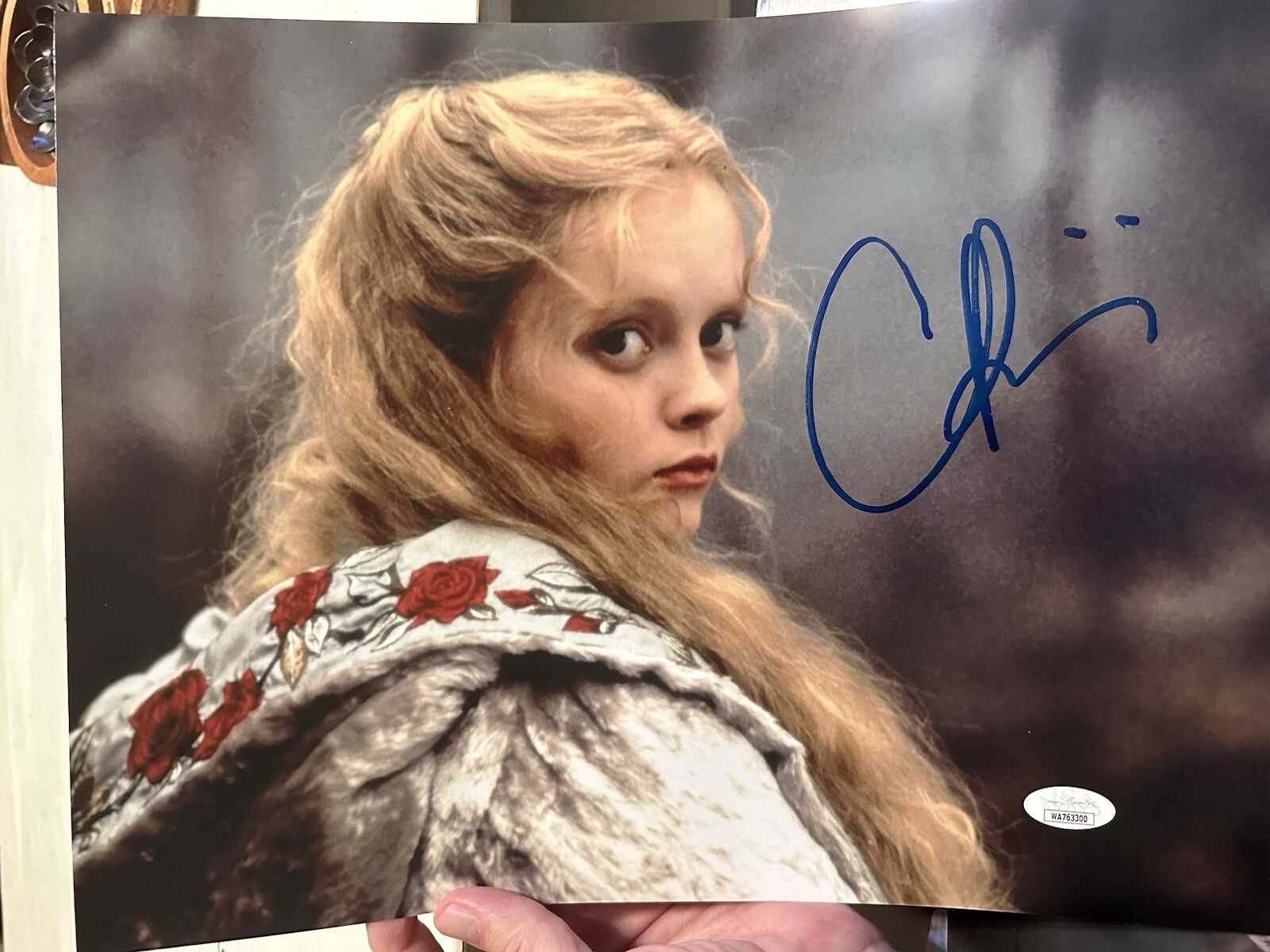 JSA certified signed photo Christina Ricci Sleepy Hollow. 11×14