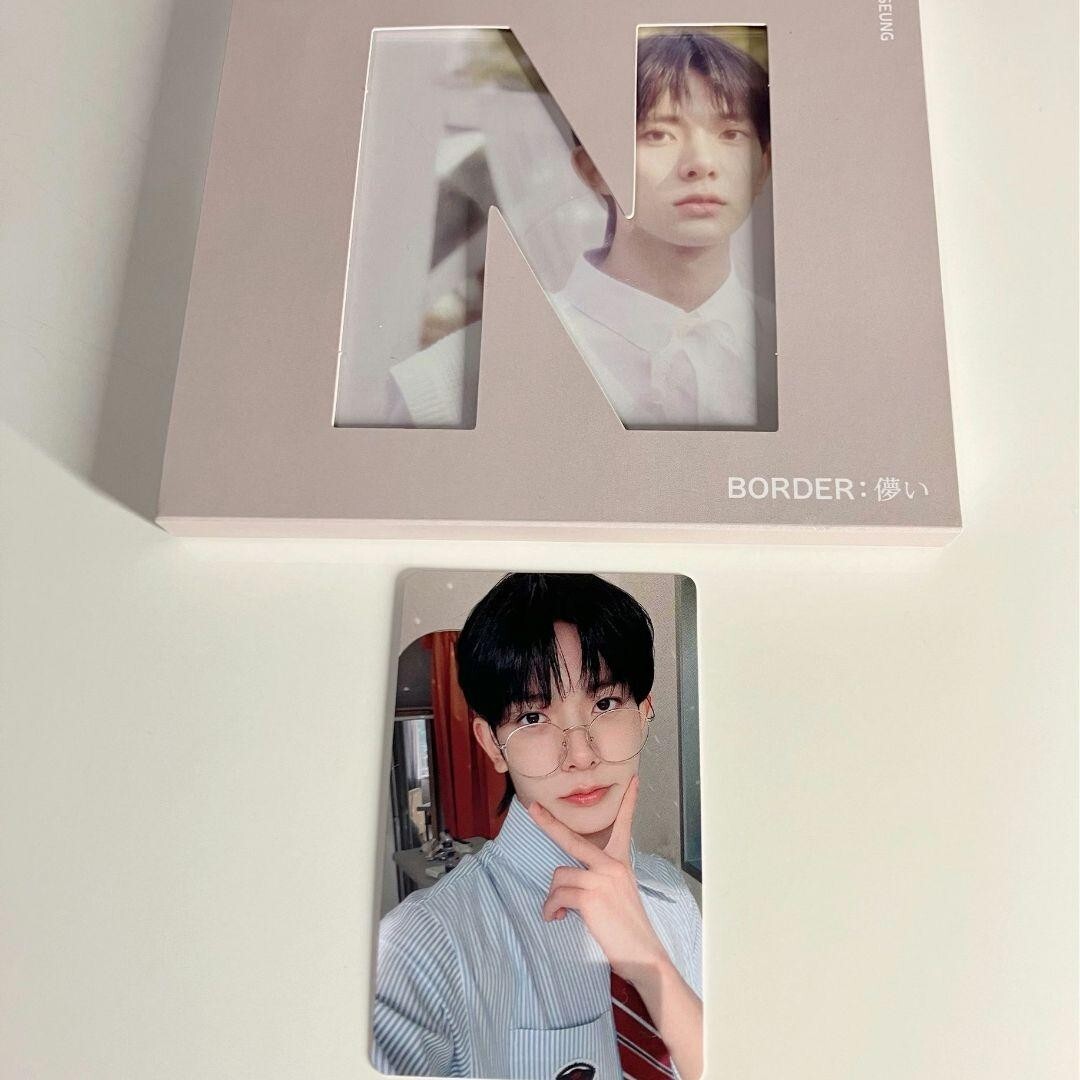 ENHYPEN Heeseung Border : Hakanai Solo Jacket Official CD Photocard Set
