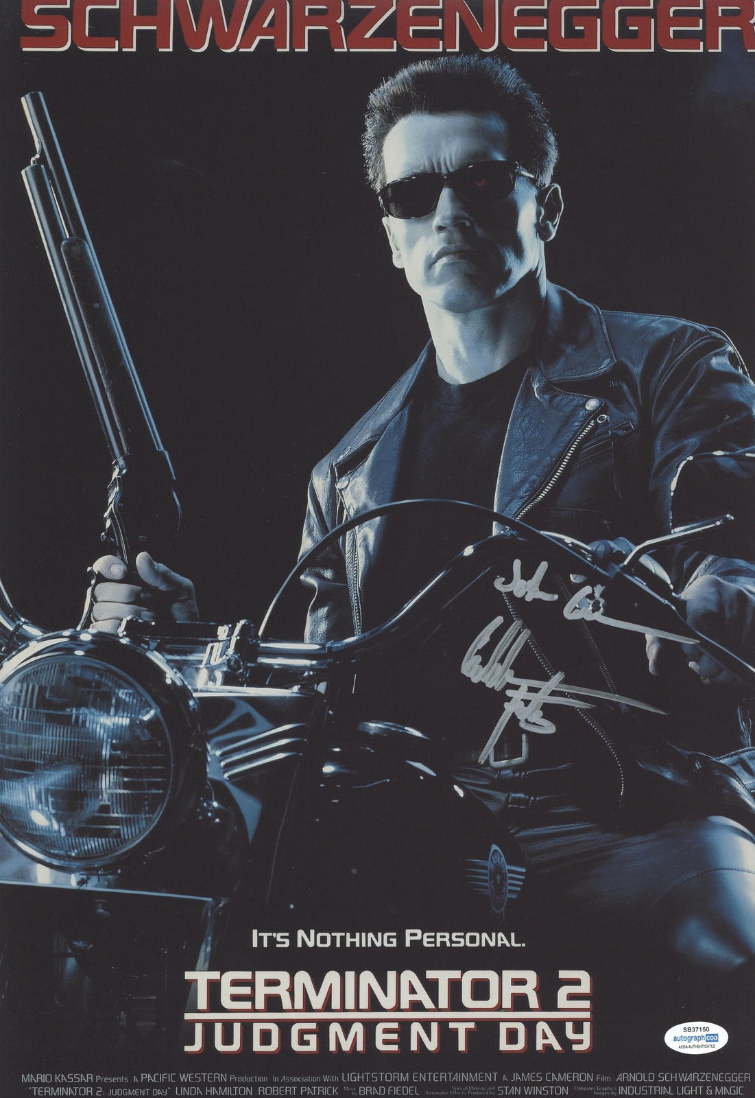 Edward Furlong “Terminator 2” AUTOGRAPH Signed 12×18 Photo Beckett ACOA BAS