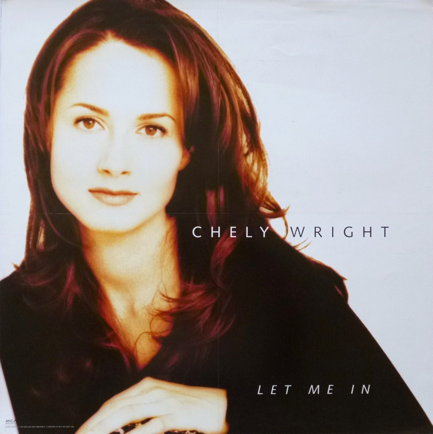 CHELY WRIGHT “LET ME IN” 2-SIDED U.S. PROMO POSTER/FLATS – Country Music