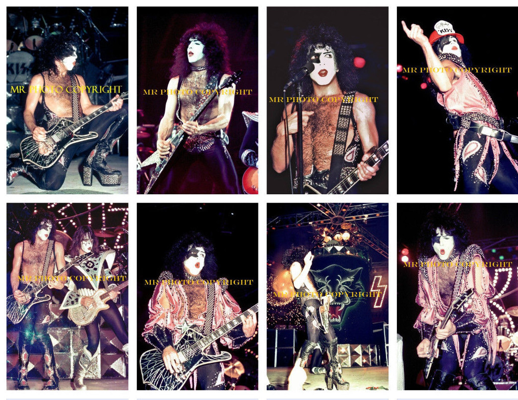 $1.00 4×6 inch original photo(s) KISS PAUL STANLEY SIMMONS ACE FREHLEY r
