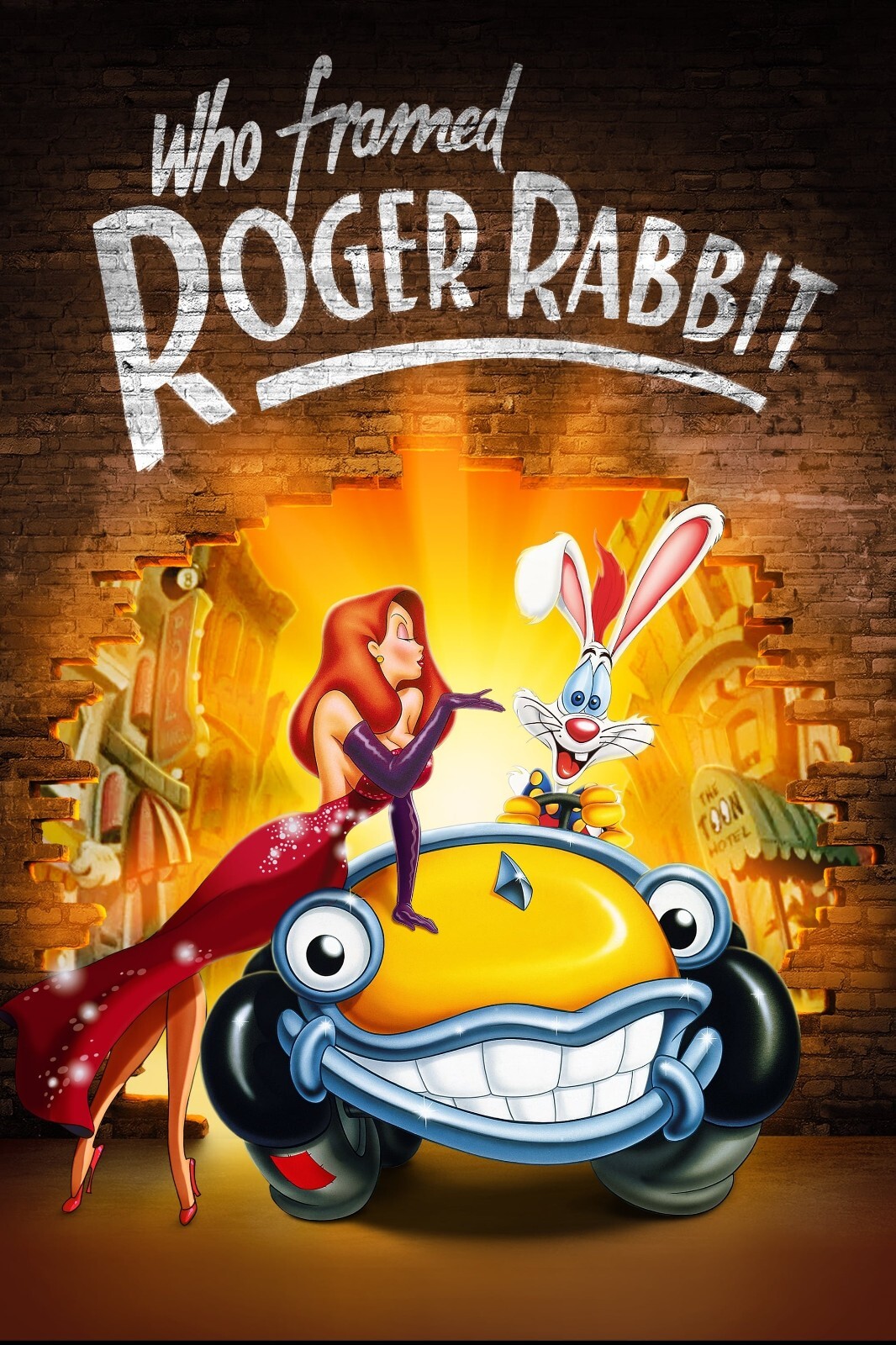 1988 Who Framed Roger Rabbit Movie Poster 11X17 Bob Hoskins Christopher Lloyd 🍿