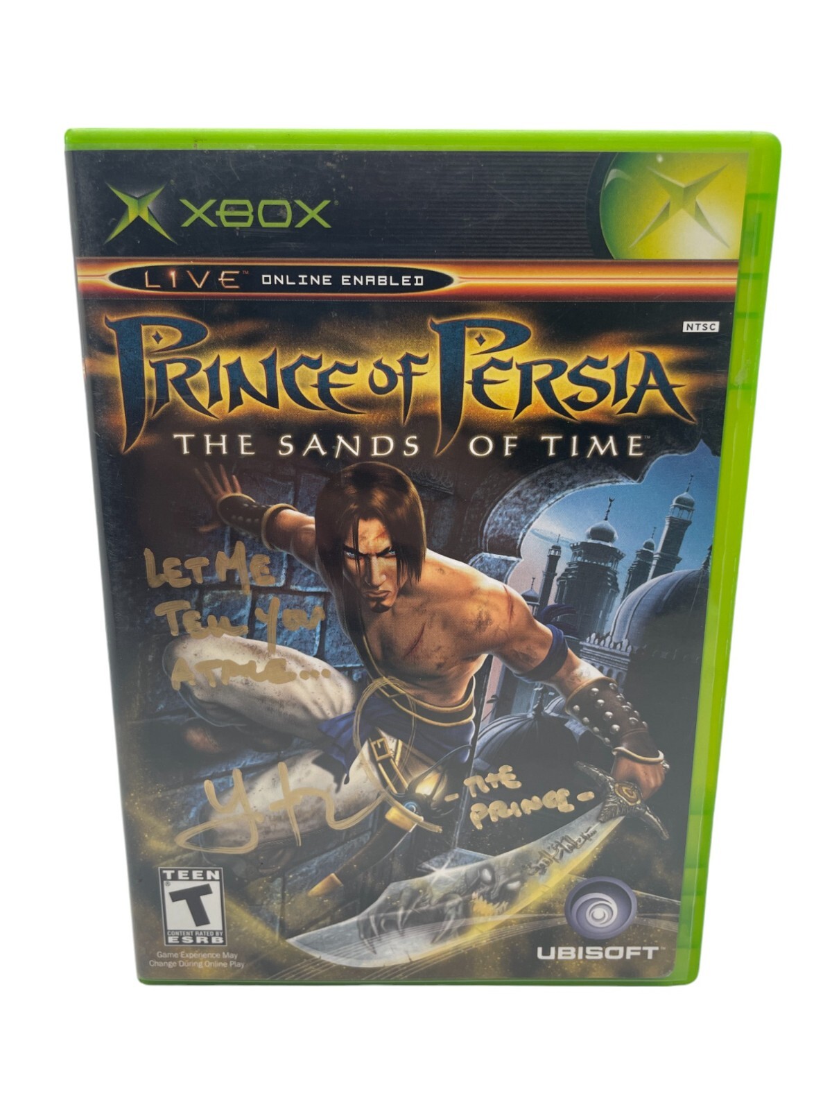 Yuri Lowenthal Signed Prince of Persia Xbox CIB Game Authentic Autograph JSA COA