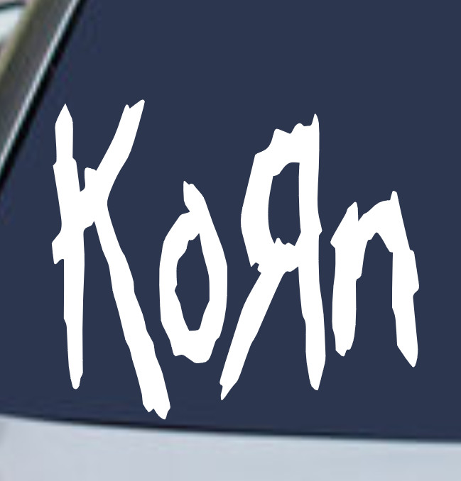 KORN Vinyl Decal Sticker Car Truck Rear Window Bumper HEAVY METAL ROCK BAND LOGO