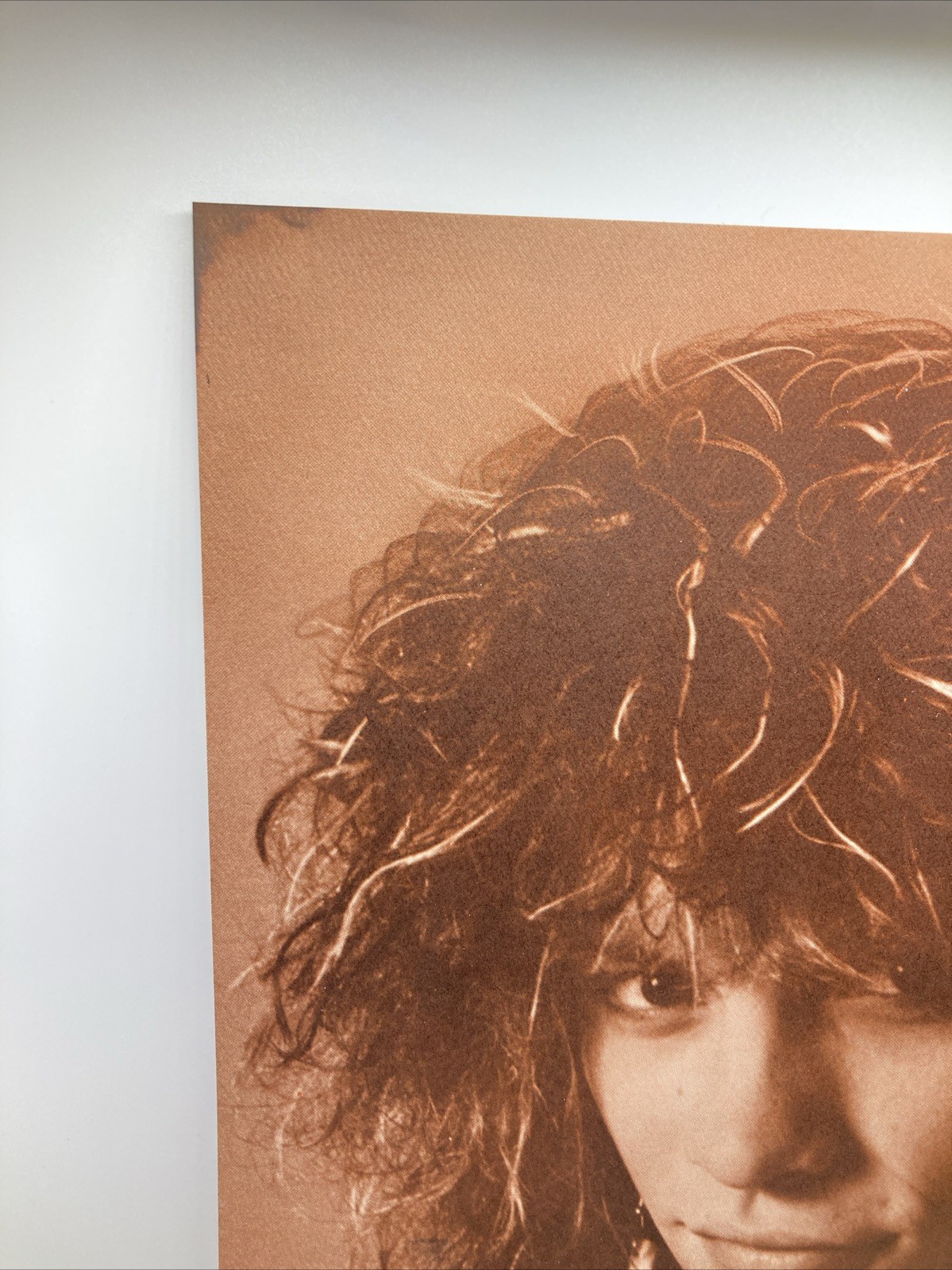 Jon Bon Jovi 14” x 11” Photo Early 1980’s Printed On Thin Cardboard