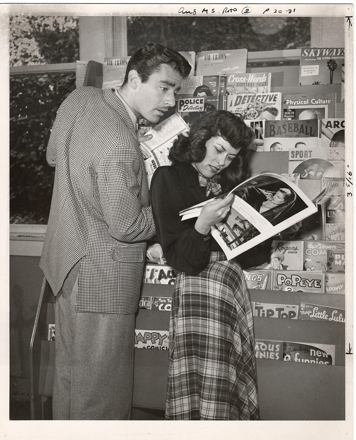 Peter Lawford 1949 NEWSTAND Candid 8×10 Original Noella Ouellette BOB BEERMAN