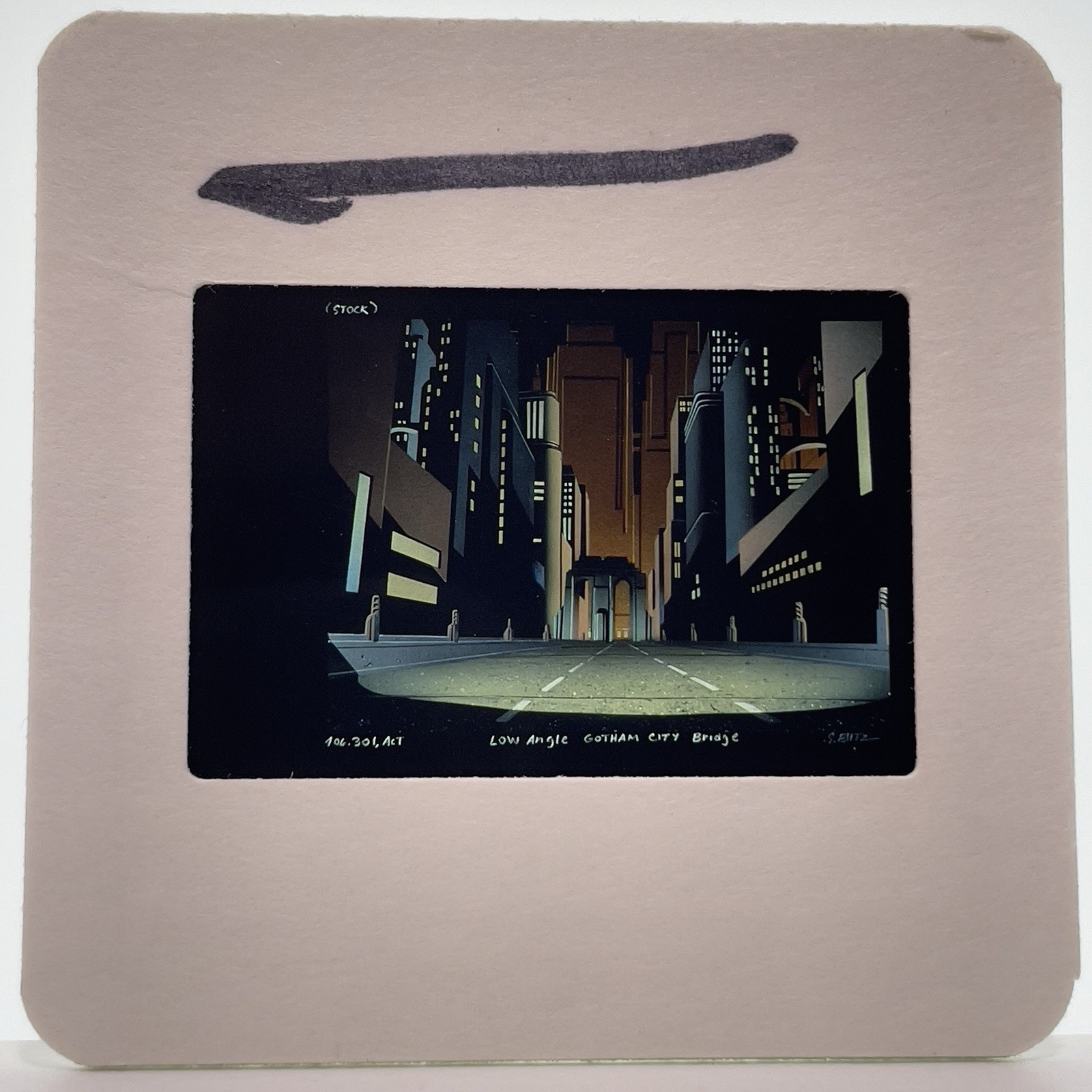 35mm Slide Batman The Animated Series TV Show 90s Vintage Publicity Promo #35