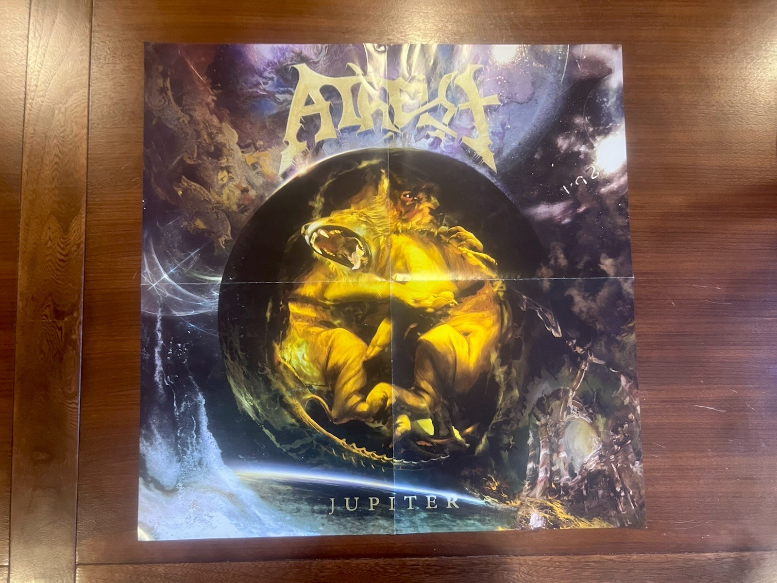 Atheist Jupiter Poster 20×20 Death Metal Cynic Monstrosity Massacre Pestilence