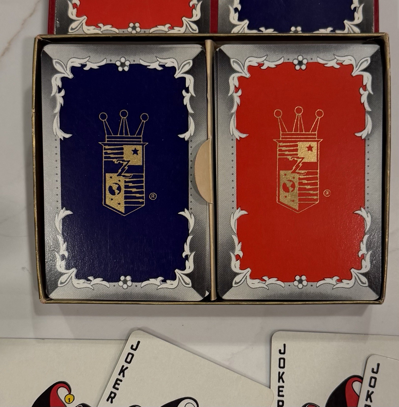 Vintage ARRCO, Zenith Radio Playing Card Decks Advertising
