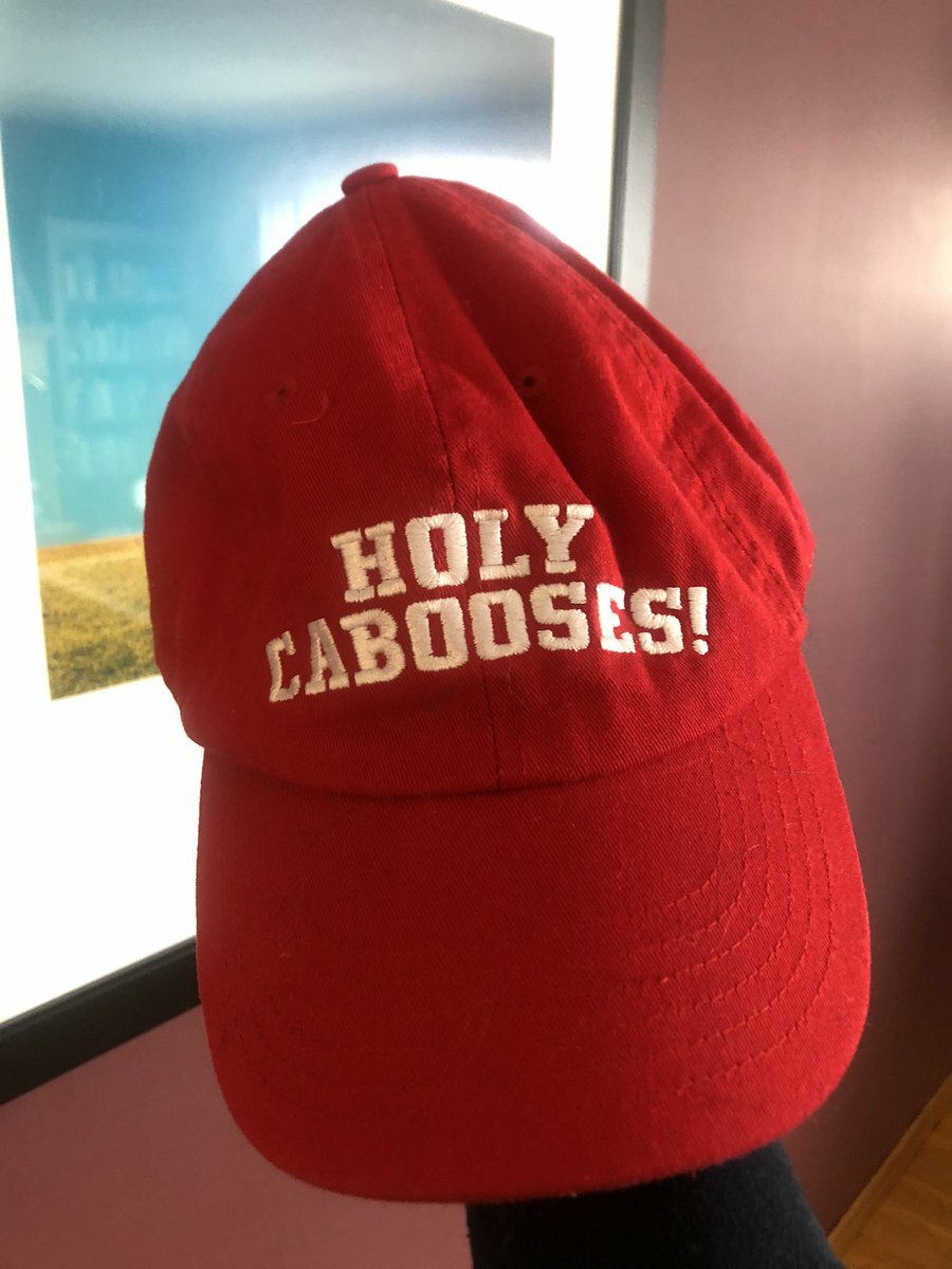 HELLO , DOLLY! HOLY CABOSSES! HATS OFFICIAL MERCHANDISE,. NEW!!
