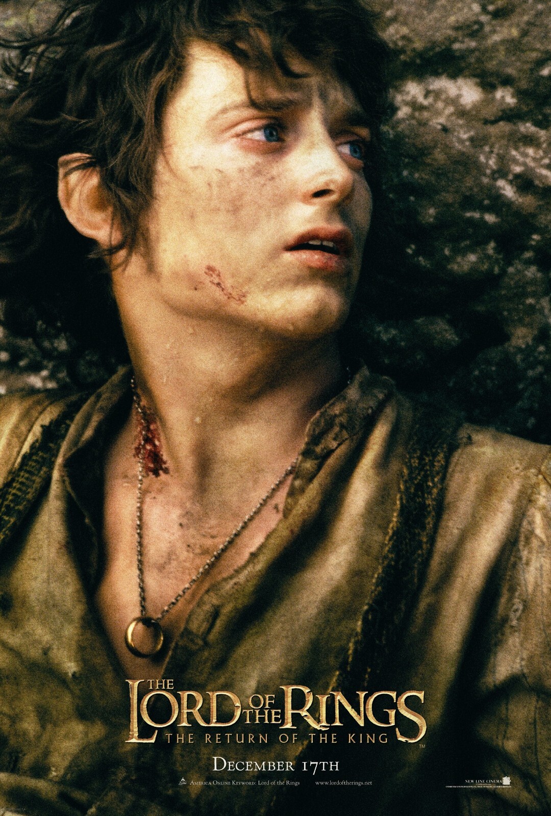 2003 Lord Of The Rings The Return Of The King Movie Poster 11X17 Frodo 🍿