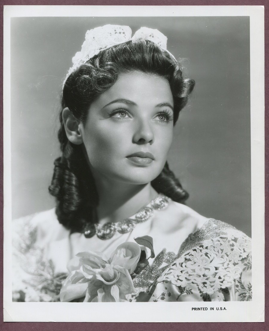 Gene Tierney 1941 Stunning Glamour Photograph Picture Post Magazine Photo J187