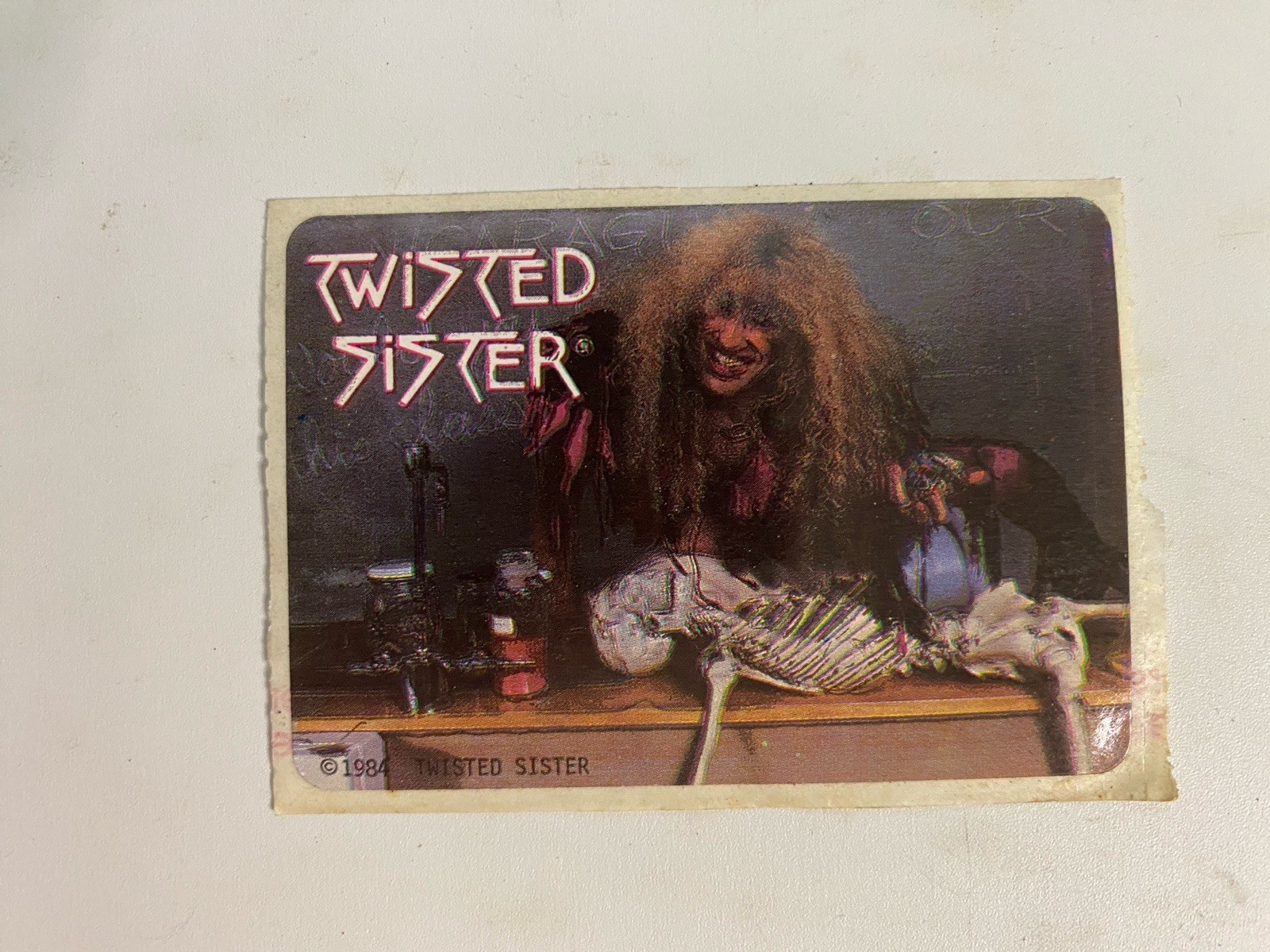 Vintage 1984 Twisted Sister Sticker Dee Snider