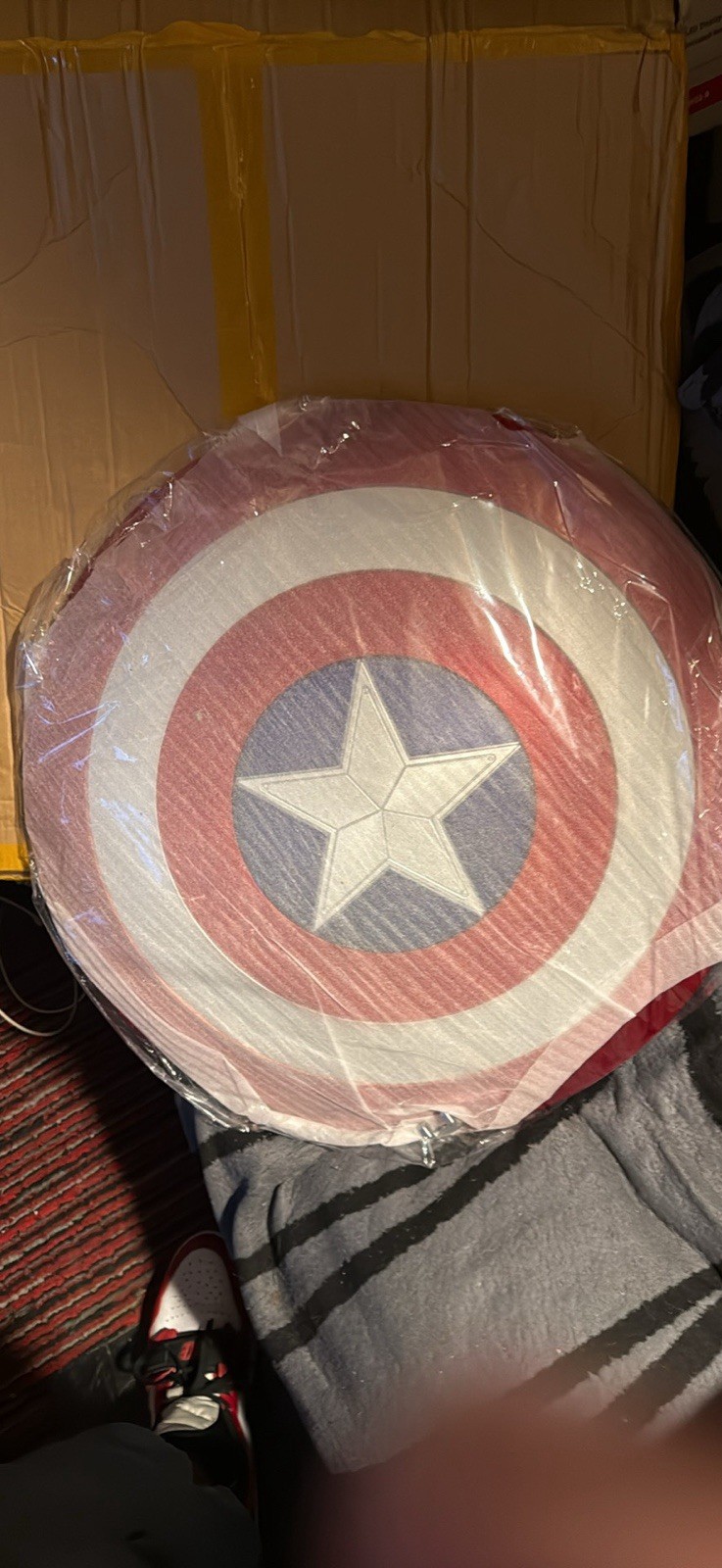 Captain America Shield Replica Reproduction Movie Prop w/ Back Straps metal