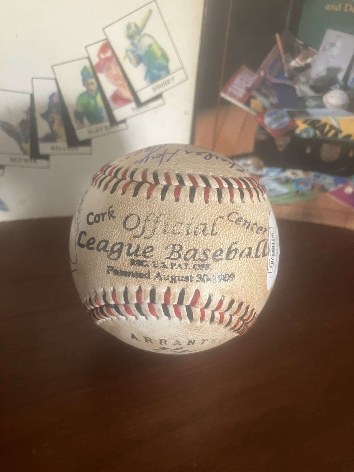 Field of Dreams Cast Signed Custom Baseball JSA Ray Liotta Whaley Hoyas Brown