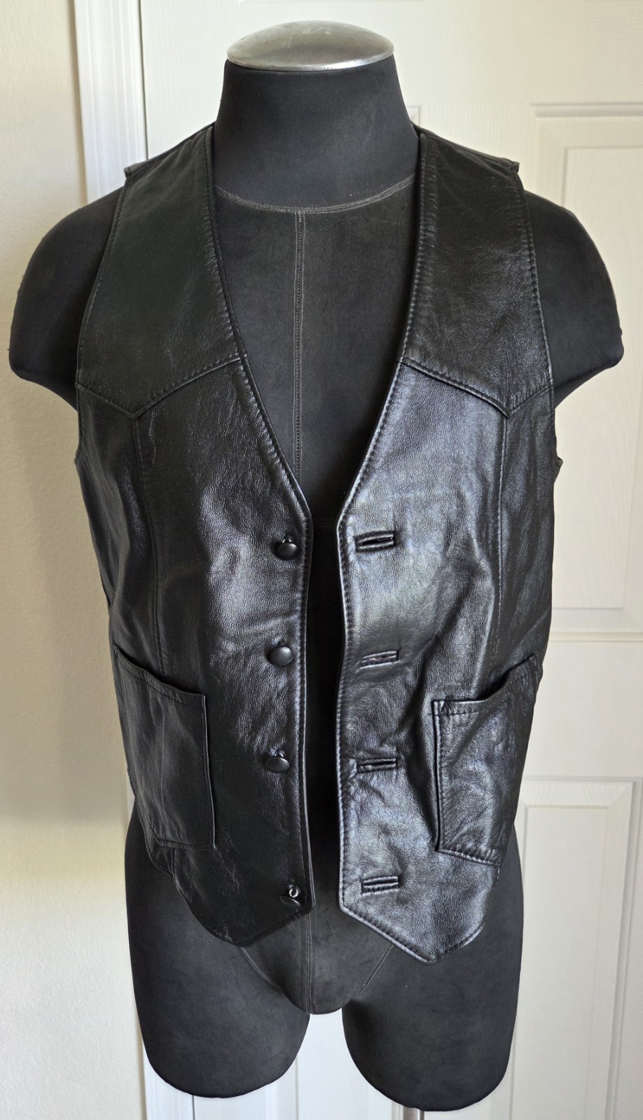 2023 “Spinning Gold” Movie KISS Michael Rubin Alex Frehley Leather Vest