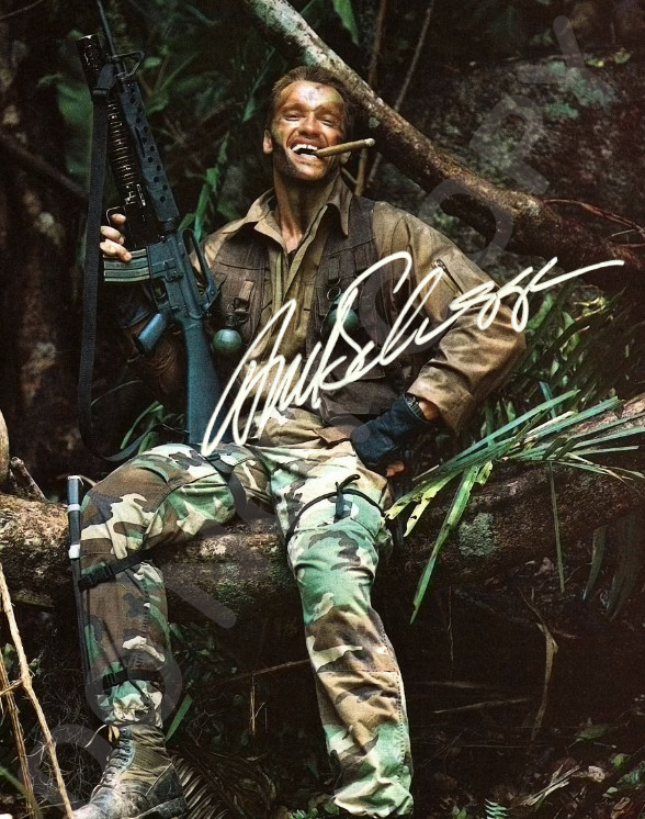 Arnold Schwarzenegger Autographed 8×10 Predator Movie Signed Reprint Photo