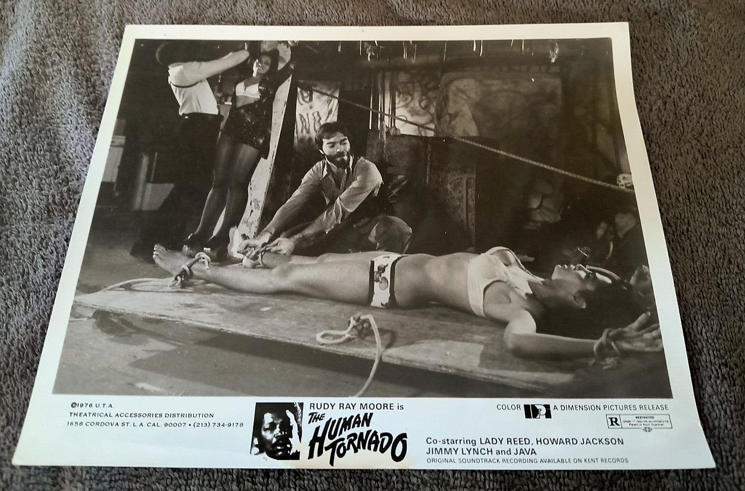 The Human Tornado 8×10 Photo BLAXPLOITATION Sir Lady Java PEACHES JONES 1976