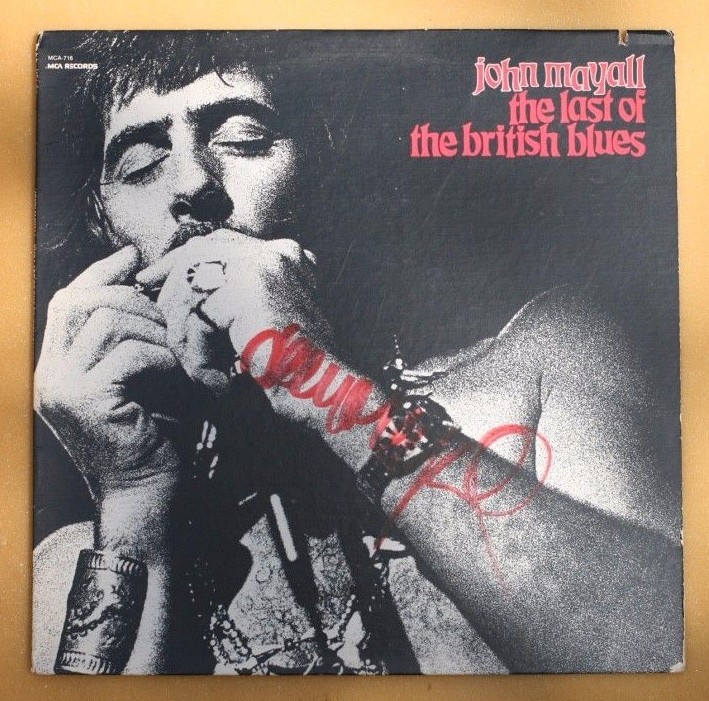 JOHN MAYALL ~ The last of the British blues ~ SIGNED