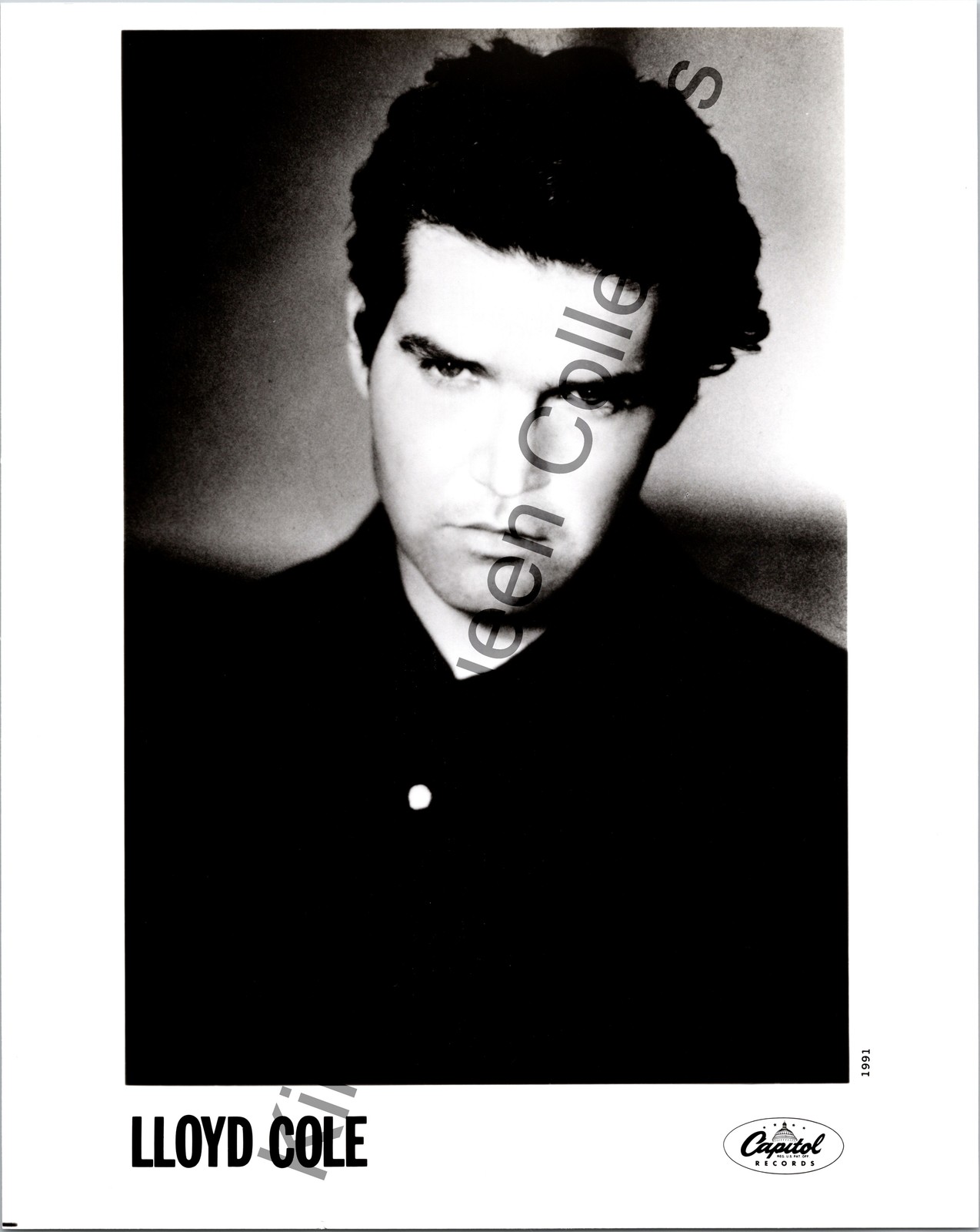 Lloyd Cole 1991 Original Vintage Capitol Records Rock Press Photo Publicity