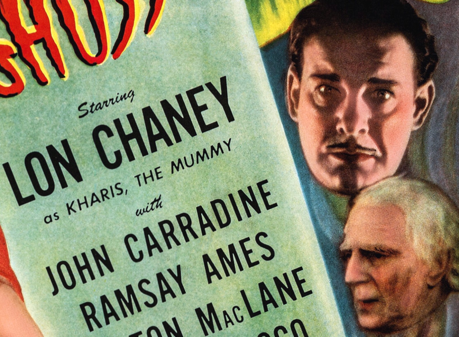 THE MUMMY’S GHOST (1944) one sheet 27″x41″ rare Universal horror movie poster!!