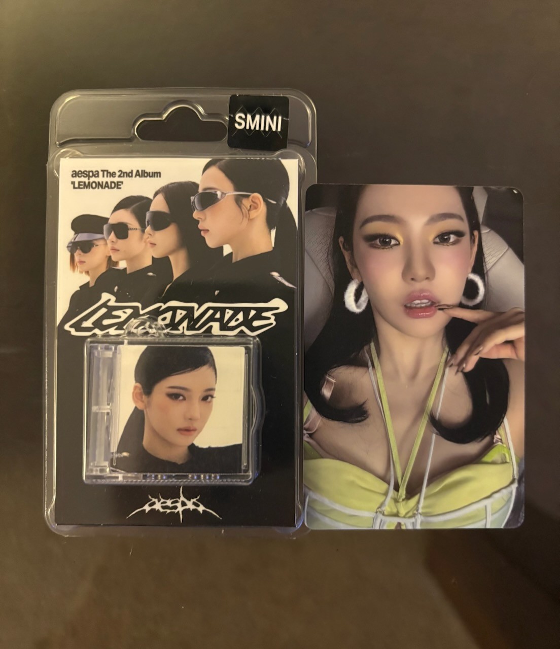 Aespa LEMONADE Smini Ningning Version Opened With Official Photocard (US Seller)