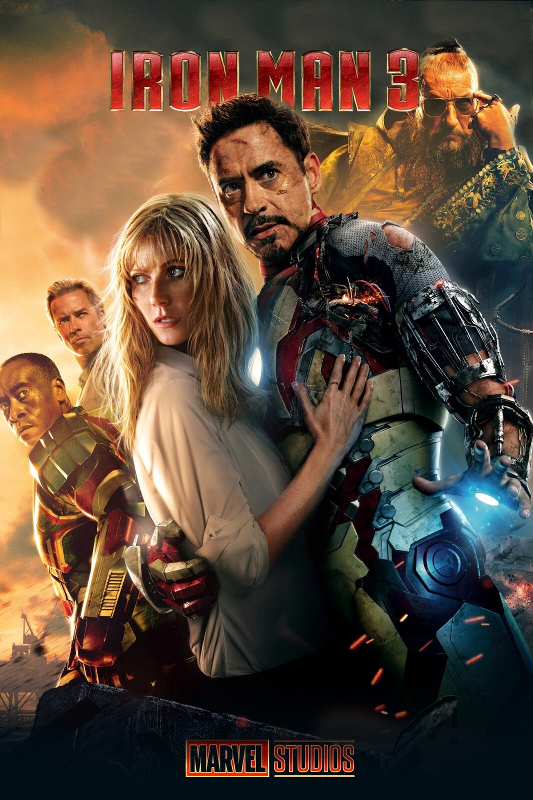 2013 Iron Man 3 Movie Poster 11X17 Tony Stark Robert Downey Jr Iron Patriot 🍿