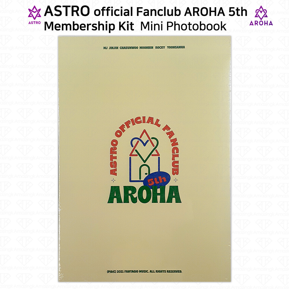 ASTRO 5th Official Fanclub AROHA Membership Kit Poster Tumbler Coaster Photobook