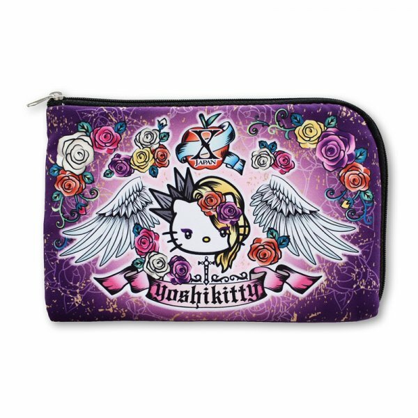 yoshikitty X JAPAN Yoshiki x Hello Kitty Antibacterial Mask Pouch Japan Sanrio