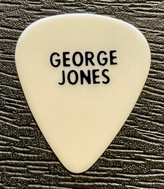 GEORGE JONES / 1980’S / ONE SIDED / 100% AUTHENTIC TOUR GUITAR PICK