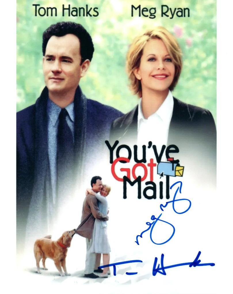 Tom Hanks Meg Ryan signed 8×10 Photo autographed Picture Pic and COA