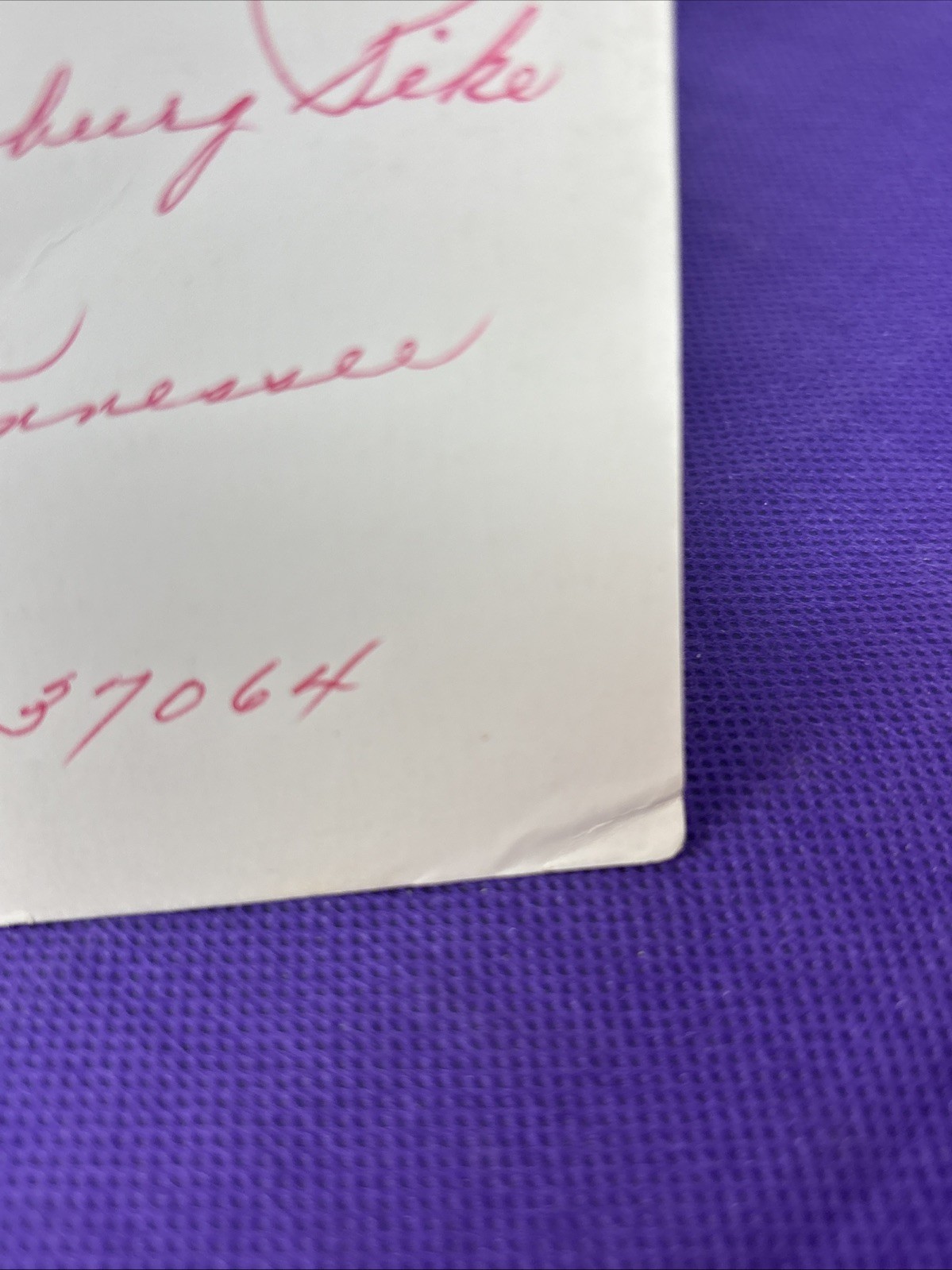 Elvis Col. Tom Authentic Vintage Fan Only Christmas Card 1971 HTF