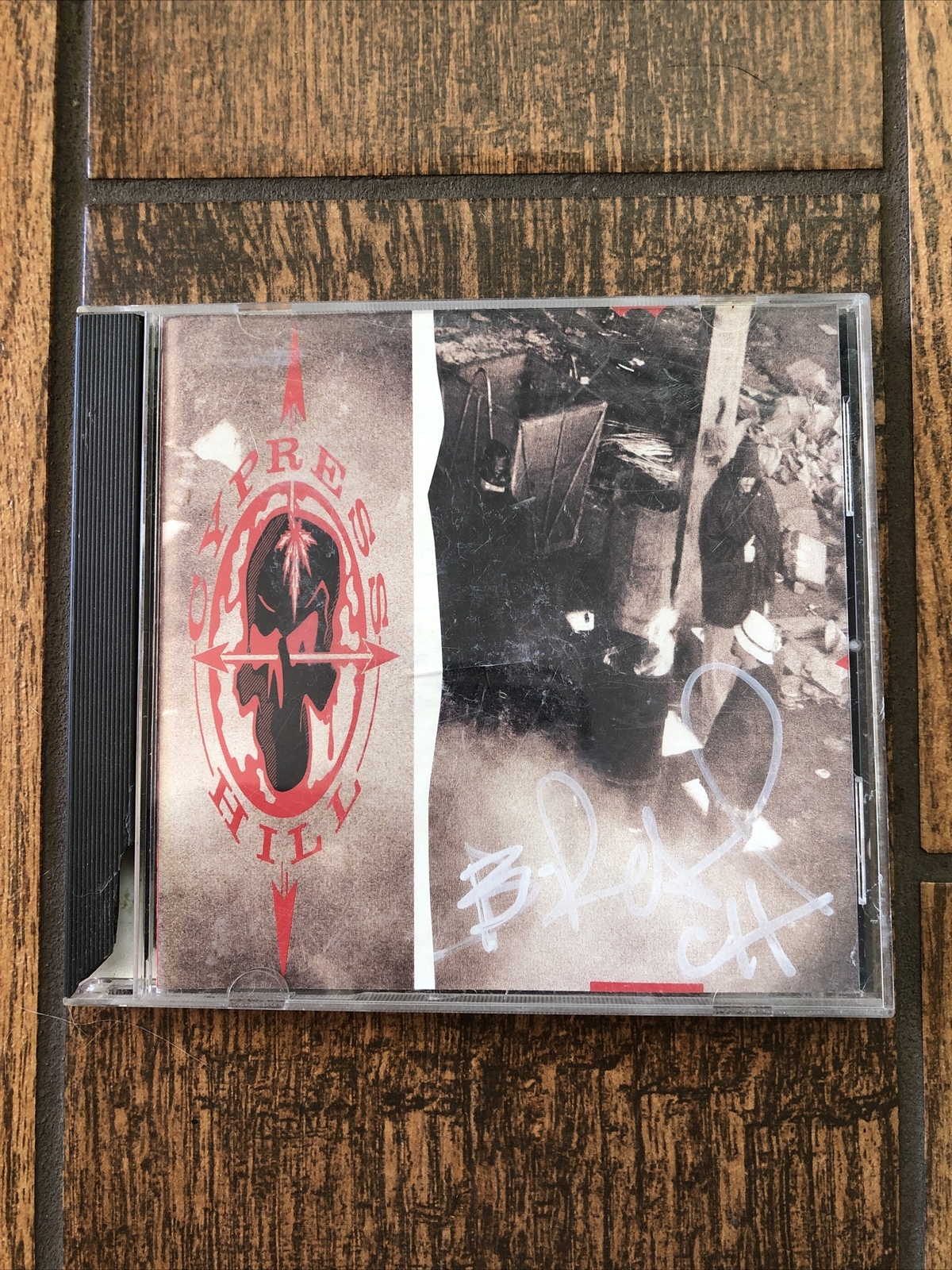 CYPRESS HILL B REAL SIGNED SELF TITLED CD And CD COVER PSA in The Presence ITP