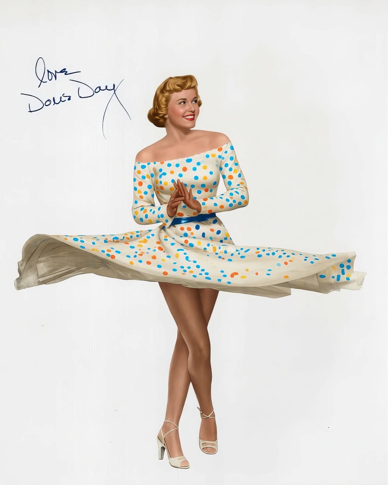 Doris Day Signed 8×10 Reprint