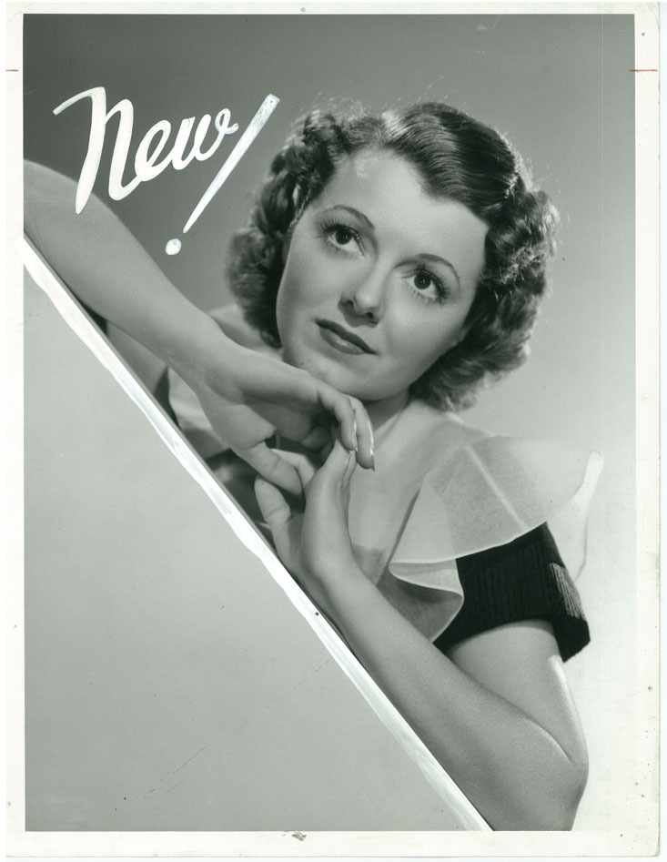 JANET GAYNOR Small Town Girl Orig 10×13 1936 Oversize Photo Romantic Stories