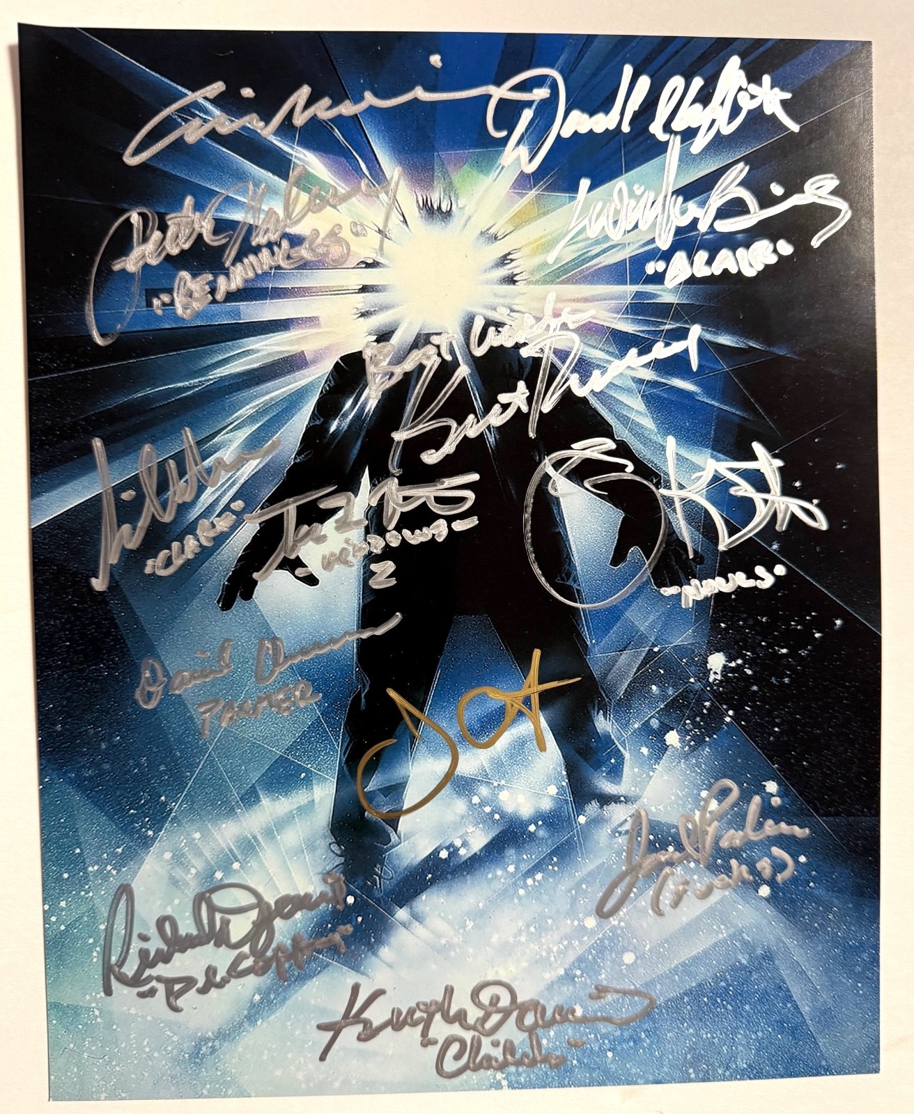 THE THING photo cast signed by 13 KURT RUSSELL JOHN CARPENTER Horror Halloween