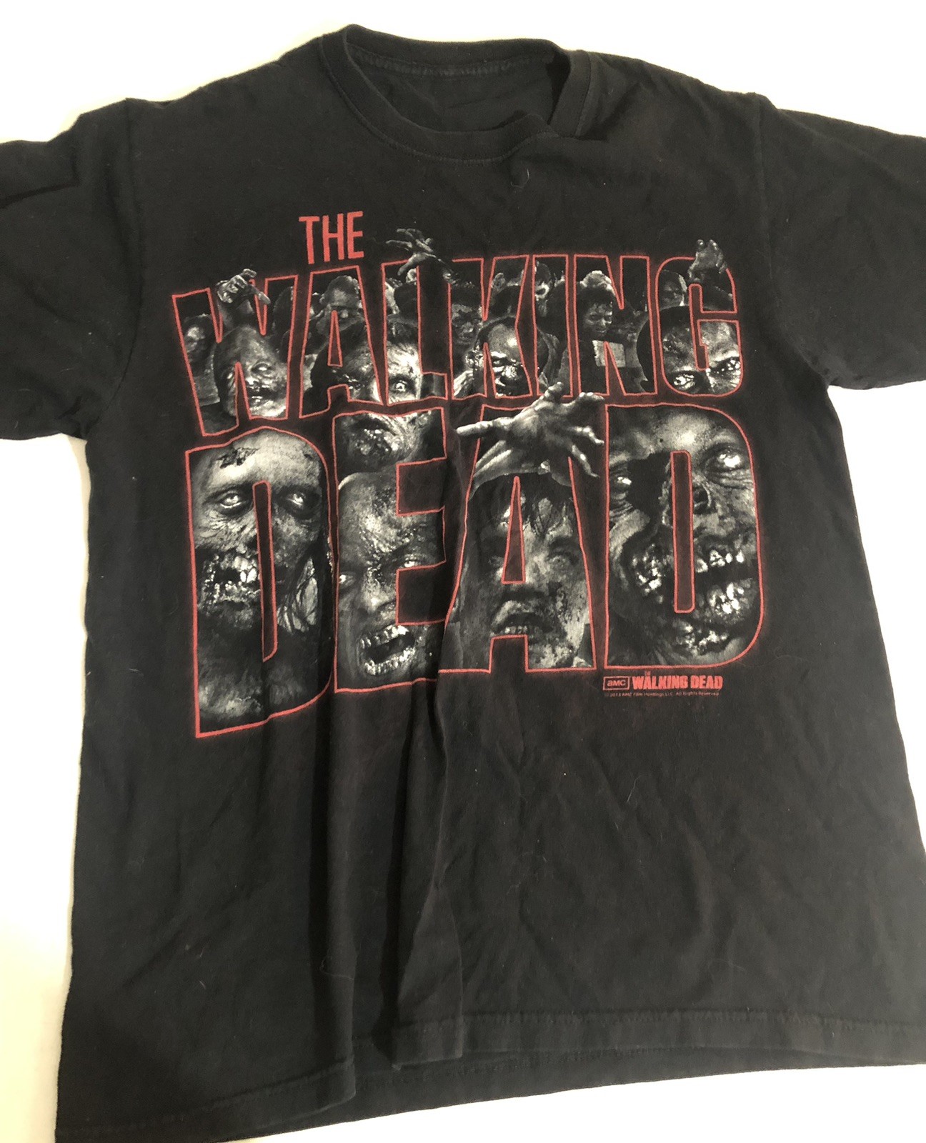 The Walking Dead Zombies Black Small S T-Shirt AMC 2013 Sh2