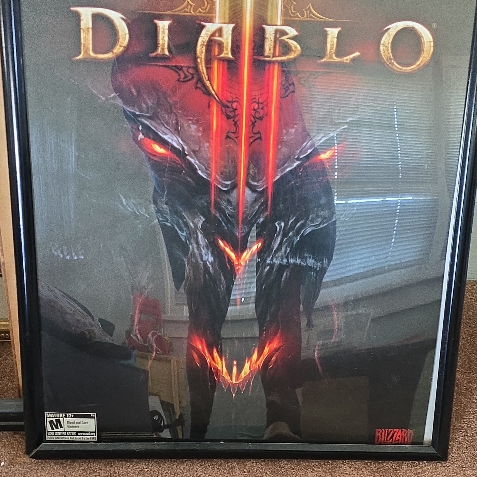 Blizzard Diablo III Poster – Diablo Franchise Video Game Wall Art Print