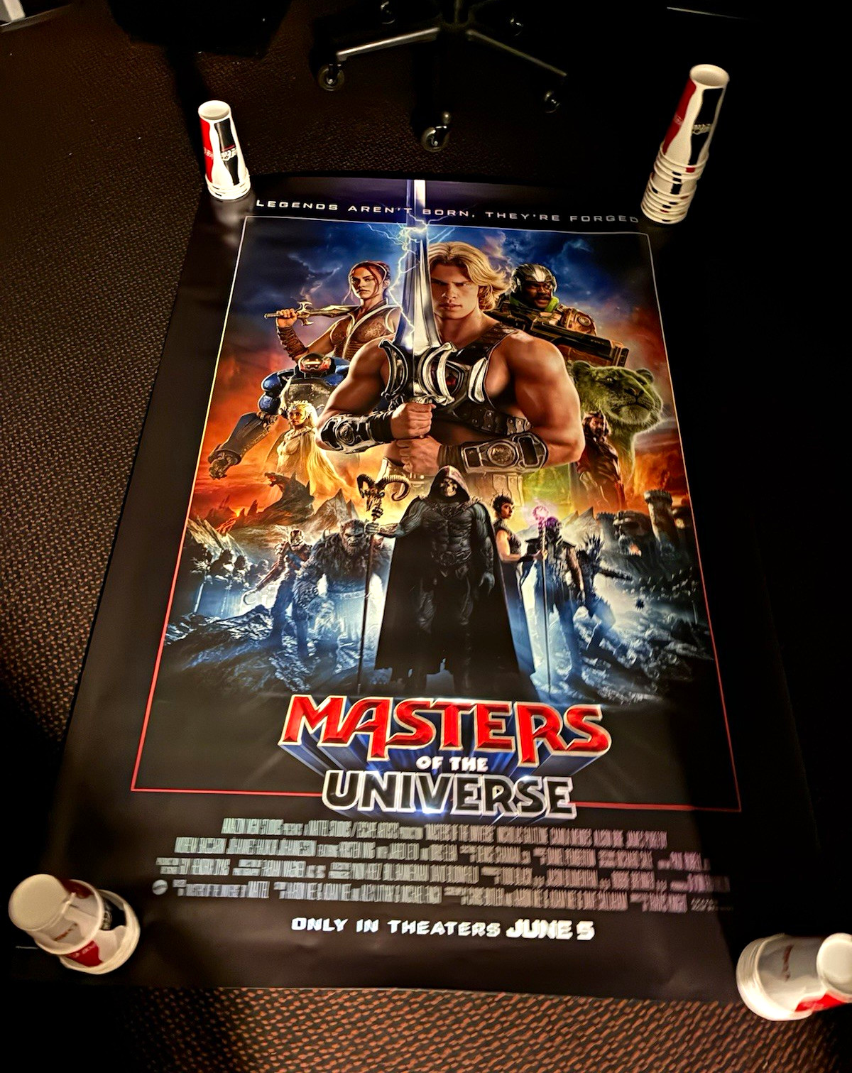 Damaged Masters of the Universe Reproduction Movie Poster, 27 x 40 in