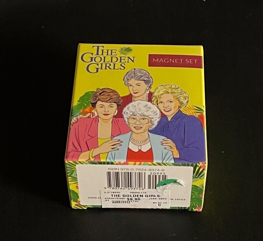 The Golden Girls: Magnet Set Running Press Mini book 25 Magnets New!