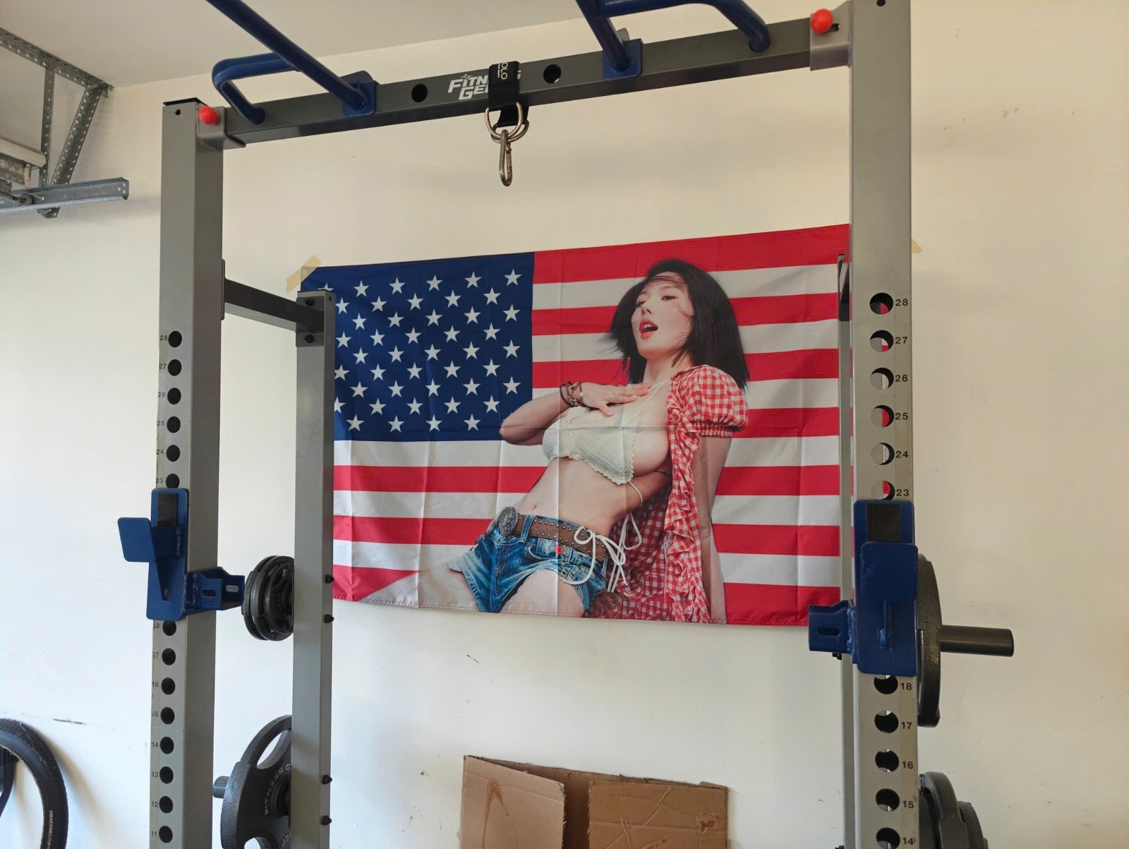[KPOP FLAG] KWON EUNBI IZ*ONE American Flag Wall Tapestry EUN BI WATERBOMB K69